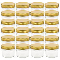 vidaXL Pots à confiture - 110 ml - Lot de 24