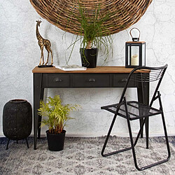 Aubry Gaspard Lanternes métal & bois - Lot de 2