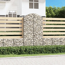 vidaXL Panier de gabions - Argenté