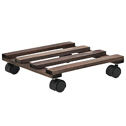 vidaXL Support Roulant Bois de cèdre
