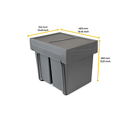 EMUCA Cook - Gris anthracite pas cher