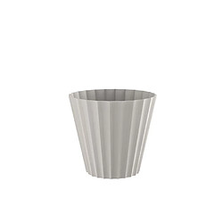 Plastiken Pot Doric Ø18 cm - Blanc