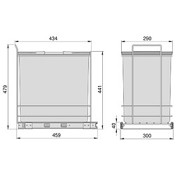 EMUCA Recycle - Gris pas cher