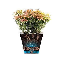 Elho Loft Urban pot haut - Ø34 x 33,5 cm - Jaune pas cher