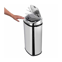Poubelle automatique 42l inox - BAT-42LS02A SS - KITCHEN MOVE