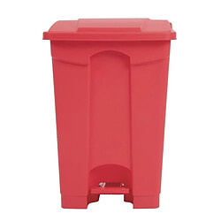 Jantex Poubelle de cuisine à pédale 45L Rouge