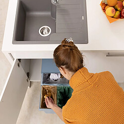 Avis Relaxdays Poubelle montée Trio 31L