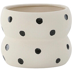 Venture Home Cache-pot Dapne Blanc Noir