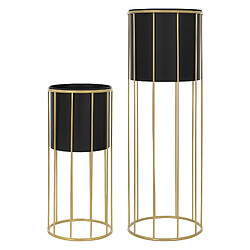 ML-Design Support de plantes - Noir/Or