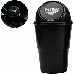 Vendos85 Mini Poubelle Voiture 0,5L - Noir