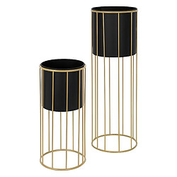 ML-Design Support de plantes - Noir/Or