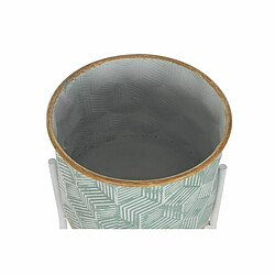 DKD Home Decor Cache-pot Métal Bicolore