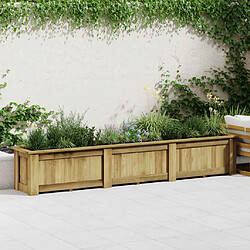 Avis VIDAXL Jardinière surélevée - Bois de pin imprégné