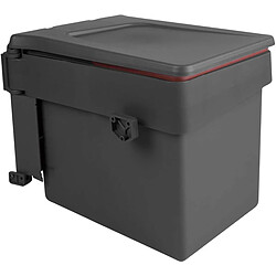 Emuca Poubelle de recyclage 15L