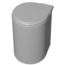 Emuca Poubelle de Recyclage 13 L Gris