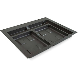 EMUCA Base pour bacs de tri Recycle - Gris anthracite