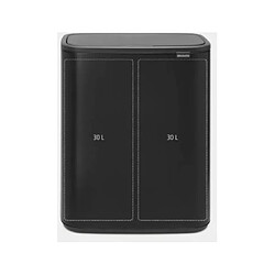 Brabantia Bo Touch Bin 60L Matt Black