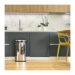Poubelle automatique 42l inox - BAT-42LS02A SS - KITCHEN MOVE pas cher