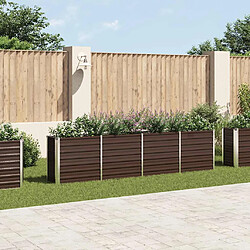 VIDAXL Jardinière - Marron, 320x40x77 cm