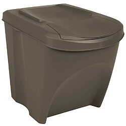 vidaXL Poubelles empilables 3 pcs 75 L