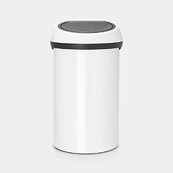 BRABANTIA Poubelle 60L Blanc