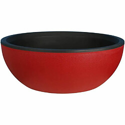 Riviera Pot Granite Rouge Ø 40 cm