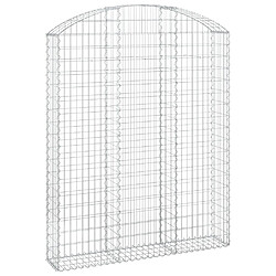 vidaXL Panier à gabion - 150x30x180/200 cm