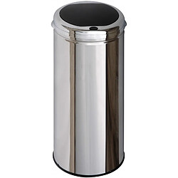 KITCHEN MOVE Poubelle 50L Inox Poli Miroir