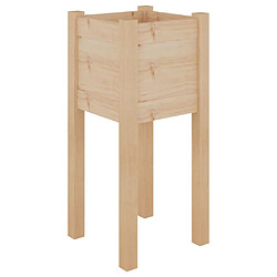vidaXL Jardinière - Bois de pin massif