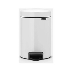 Brabantia Poubelle à pédale - Blanc pas cher