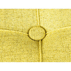 Vente-unique Pouf-coffre Elio - Jaune pas cher