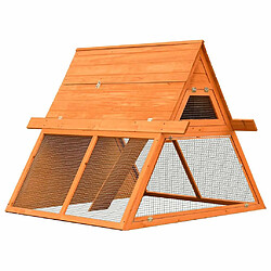 vidaXL Clapier Bois A-Frame