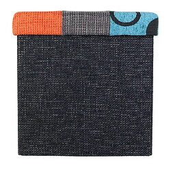 Avis The home deco factory Pouf-coffre - Multicolore