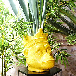 The Home Deco Factory Cache-pot Orang-outan - Jaune