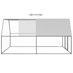 Acheter Poulailler vidaXL 3x4x2 m