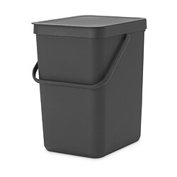 Brabantia Sort & Go Poubelle 25 L - Gris