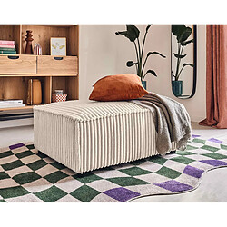 Lisa design Pouf Stella - Blanc