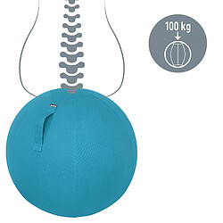 Acheter Pouf gonflable rond - Bleu