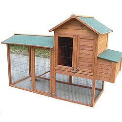 Poulailler bi-corps 5-8 poules - PO2309 - HABRITA