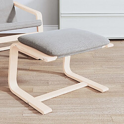 vidaXL Tissu - Gris clair