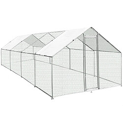 Monstershop Enclos Poulailler 4x8x2 m