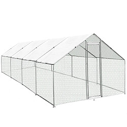 Monstershop Enclos poulailler 3x8m
