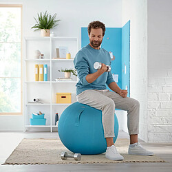 Avis Pouf gonflable rond - Bleu