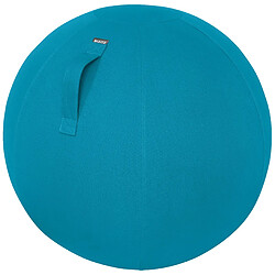 Pouf gonflable rond - Bleu Pouf gonflable rond - en tissu - style design - bleu