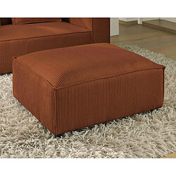 Lisa design Pouf Stella - Terracotta