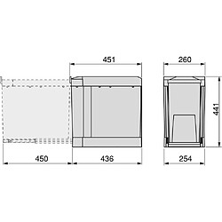Avis Emuca Poubelle extraction automatique