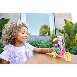 Enchantimals poupée Danessa Biche avec vélo