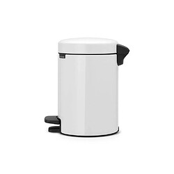 Poubelle à pédale 3l blanc - 112126 - BRABANTIA