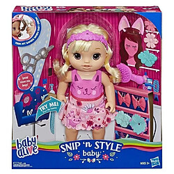 Baby alive Poupée coiffure magique - Multicolore