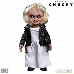 Mezco La Fiancée de Chucky Poupée Tiffany parlante - Taille 38 cm - Détails du film